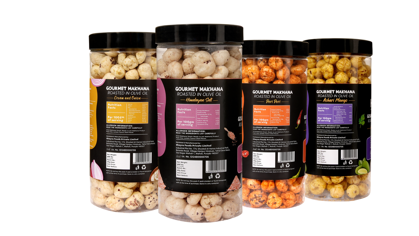 Raw Makhana - Pack of 5 – Healthy Roasted Makhana Snack