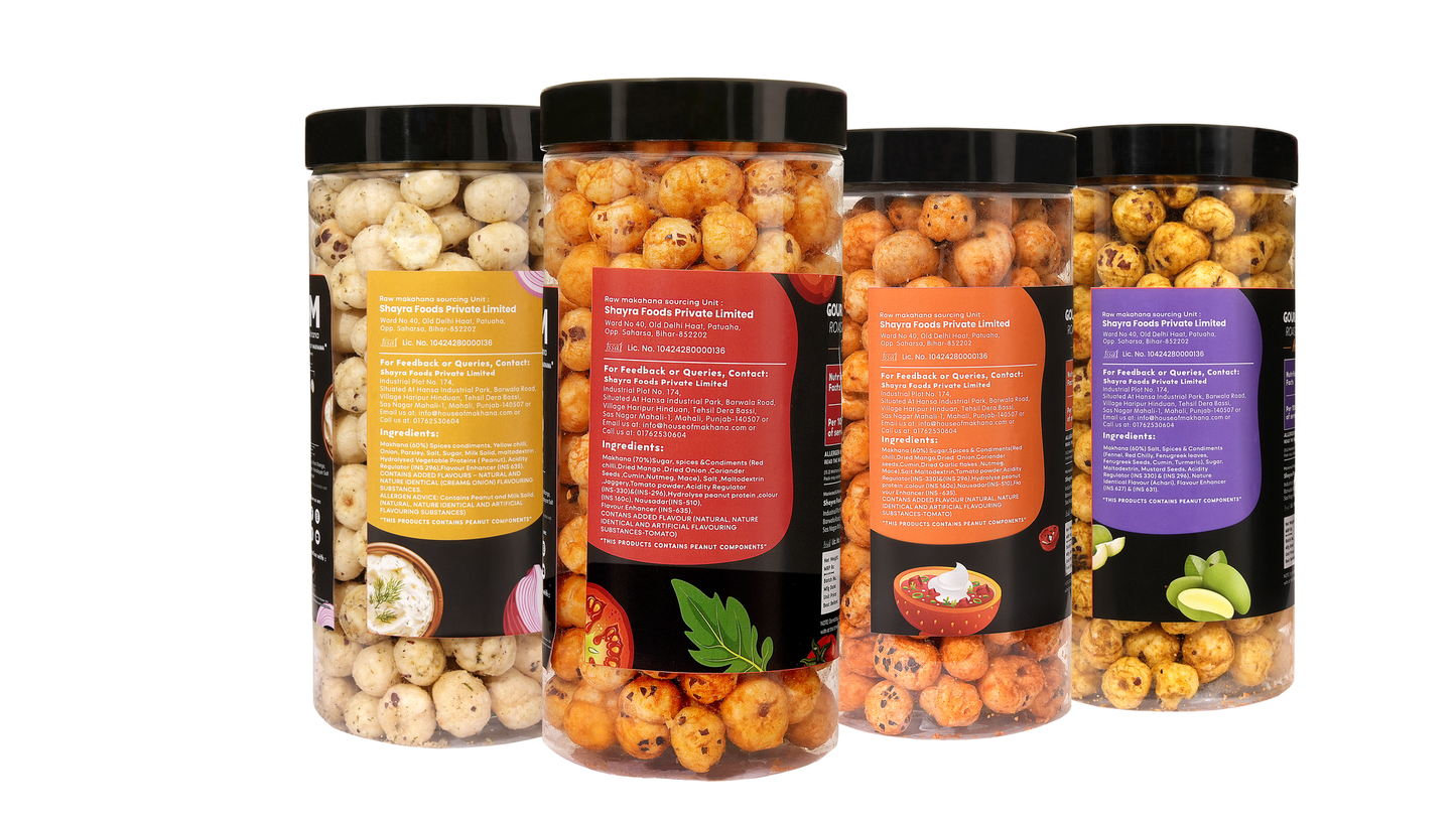 Raw Makhana - Pack of 5 – Healthy Roasted Makhana Snack
