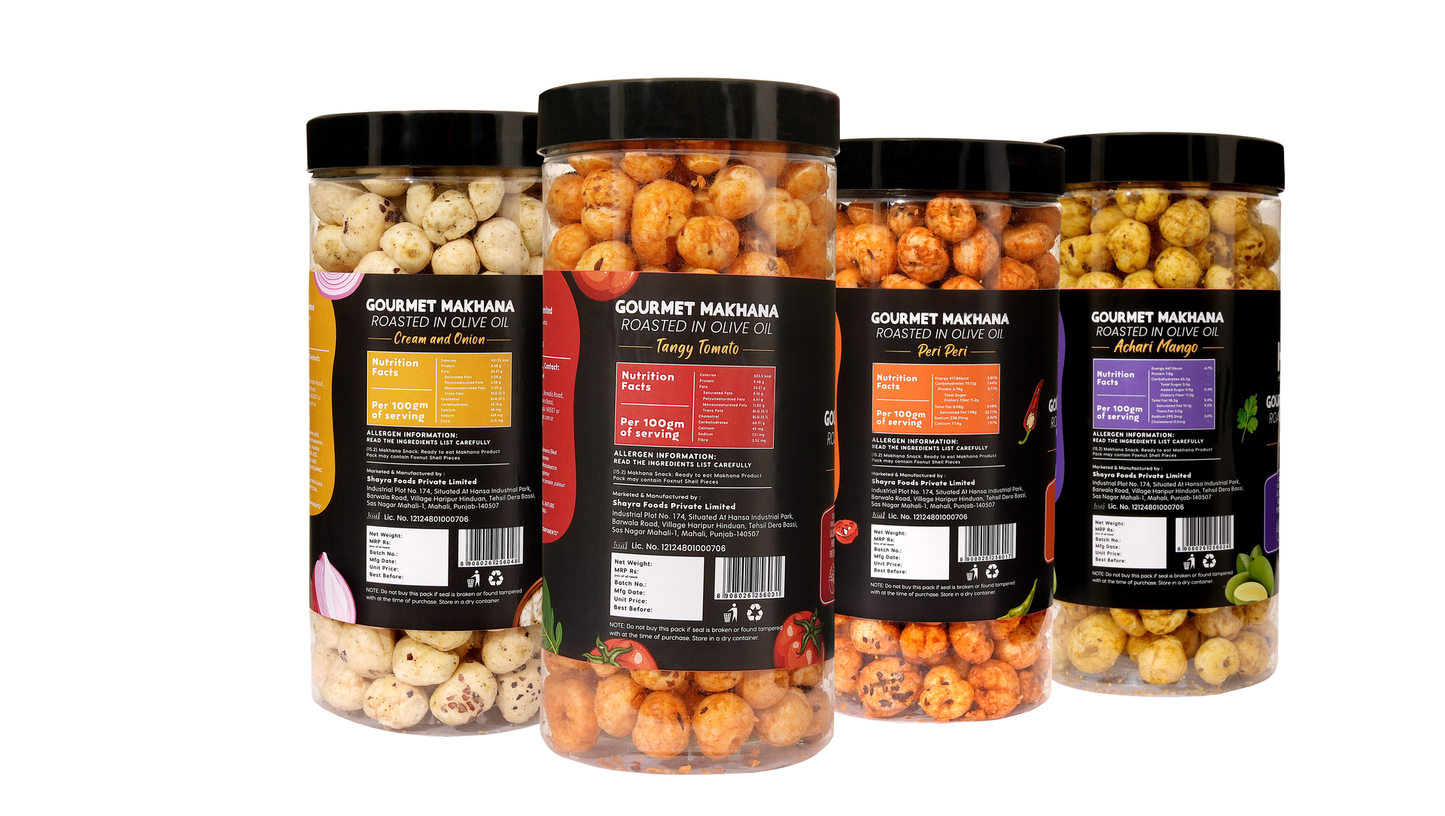 Raw Makhana - Pack of 5 – Healthy Roasted Makhana Snack