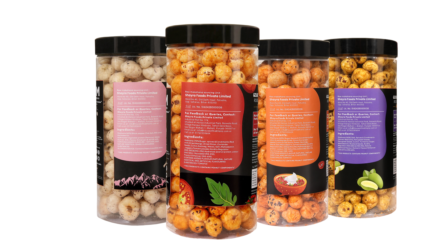 Raw Makhana - Pack of 5 – Healthy Roasted Makhana Snack