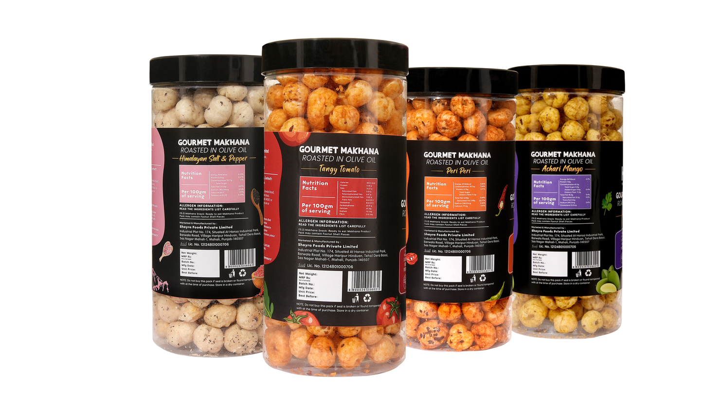 Raw Makhana - Pack of 5 – Healthy Roasted Makhana Snack
