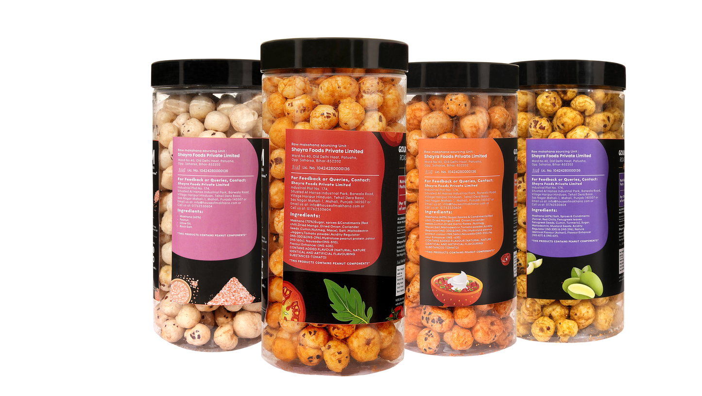 Raw Makhana - Pack of 5 – Healthy Roasted Makhana Snack