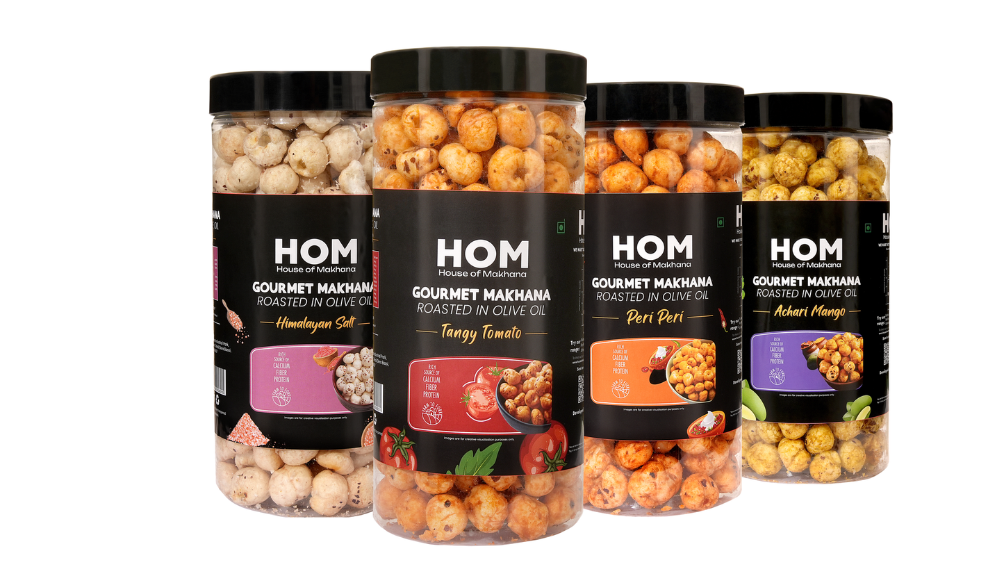 Raw Makhana - Pack of 5 – Healthy Roasted Makhana Snack