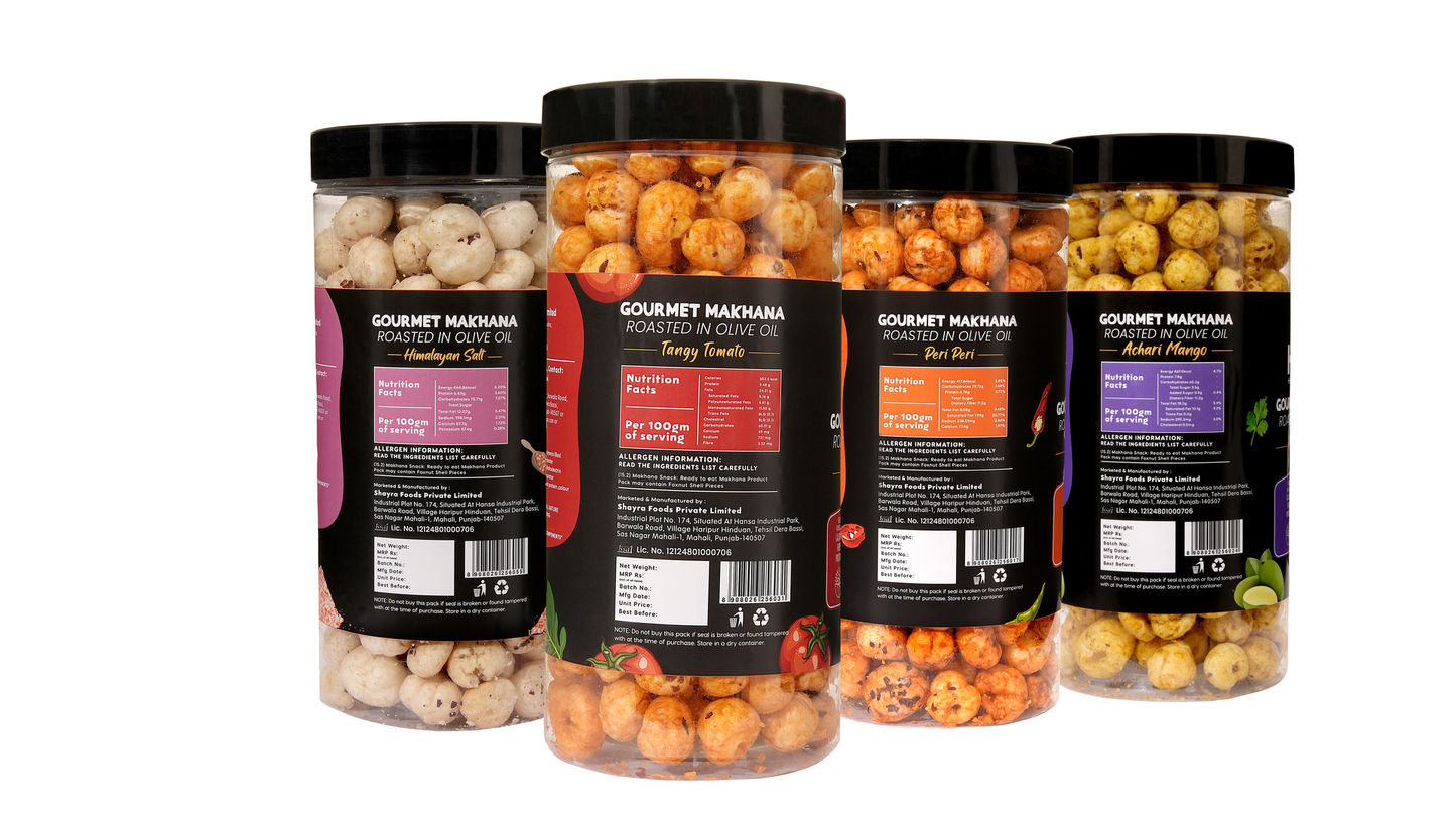 Raw Makhana - Pack of 5 – Healthy Roasted Makhana Snack