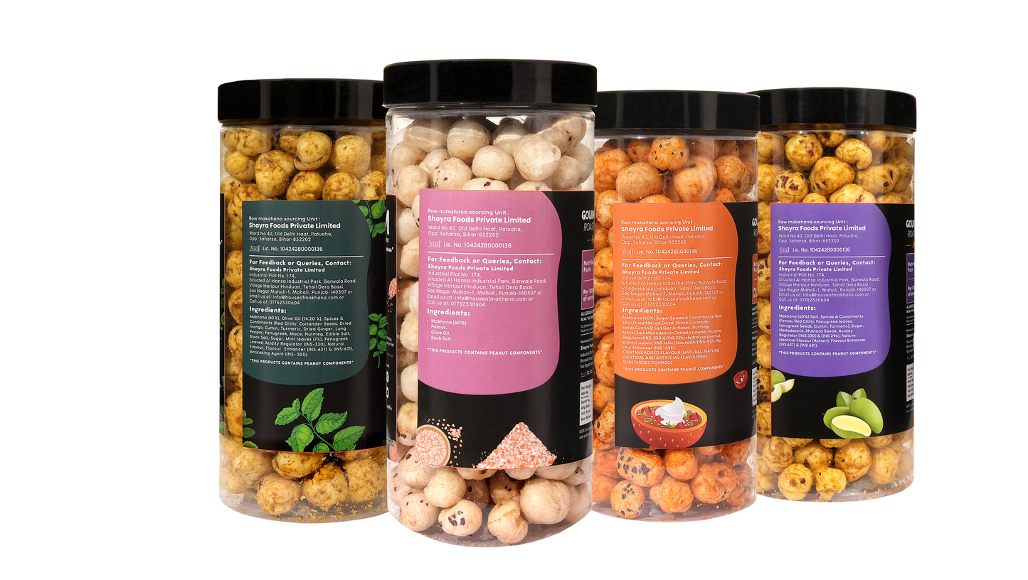 Raw Makhana - Pack of 5 – Healthy Roasted Makhana Snack
