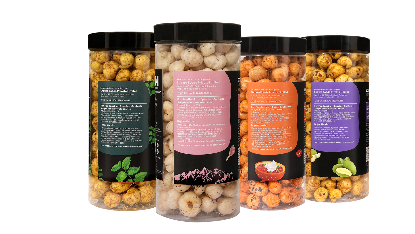 Raw Makhana - Pack of 5 – Healthy Roasted Makhana Snack