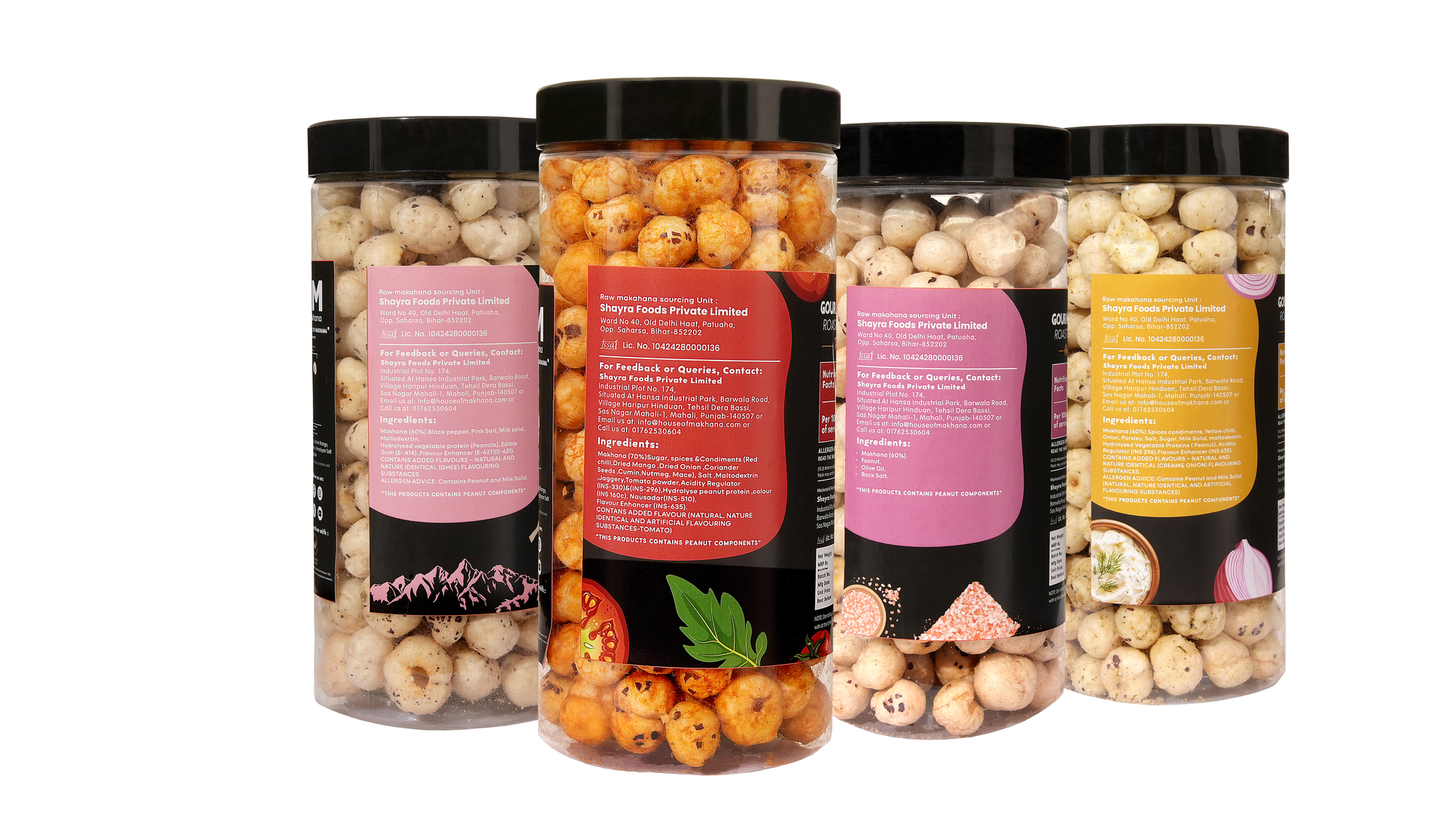 Raw Makhana - Pack of 5 – Healthy Roasted Makhana Snack