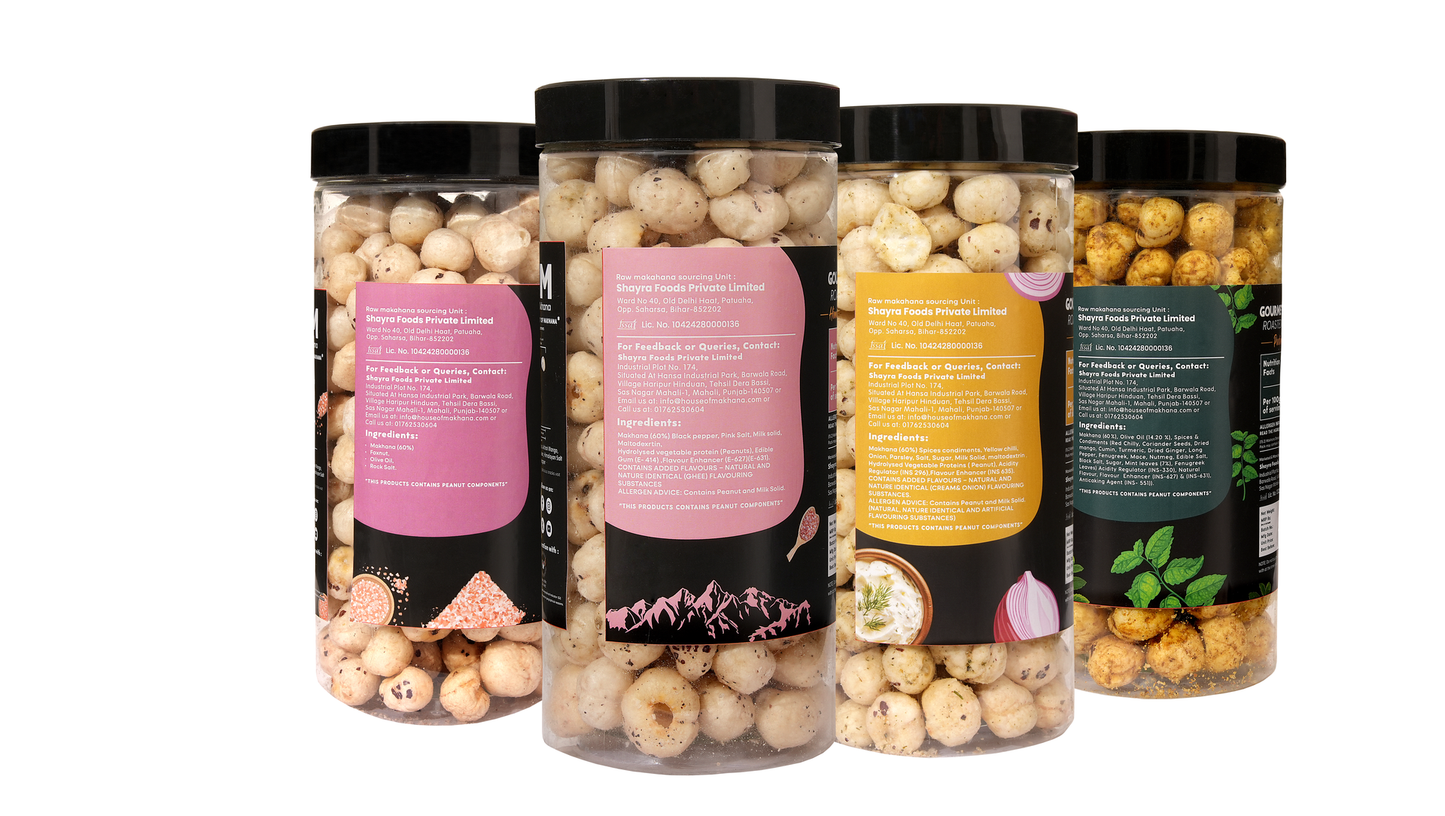 Raw Makhana - Pack of 5 – Healthy Roasted Makhana Snack