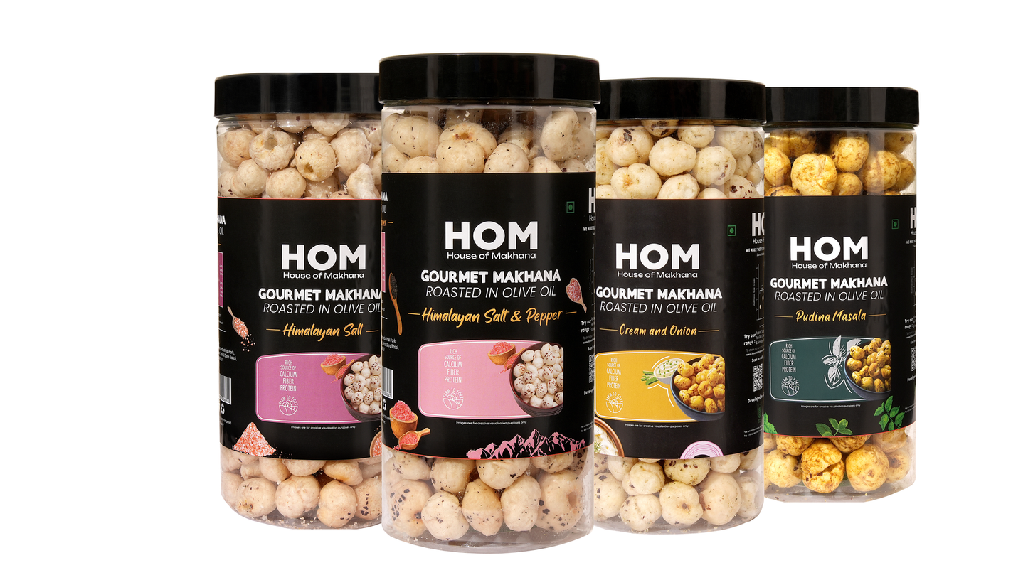 Raw Makhana - Pack of 5 – Healthy Roasted Makhana Snack