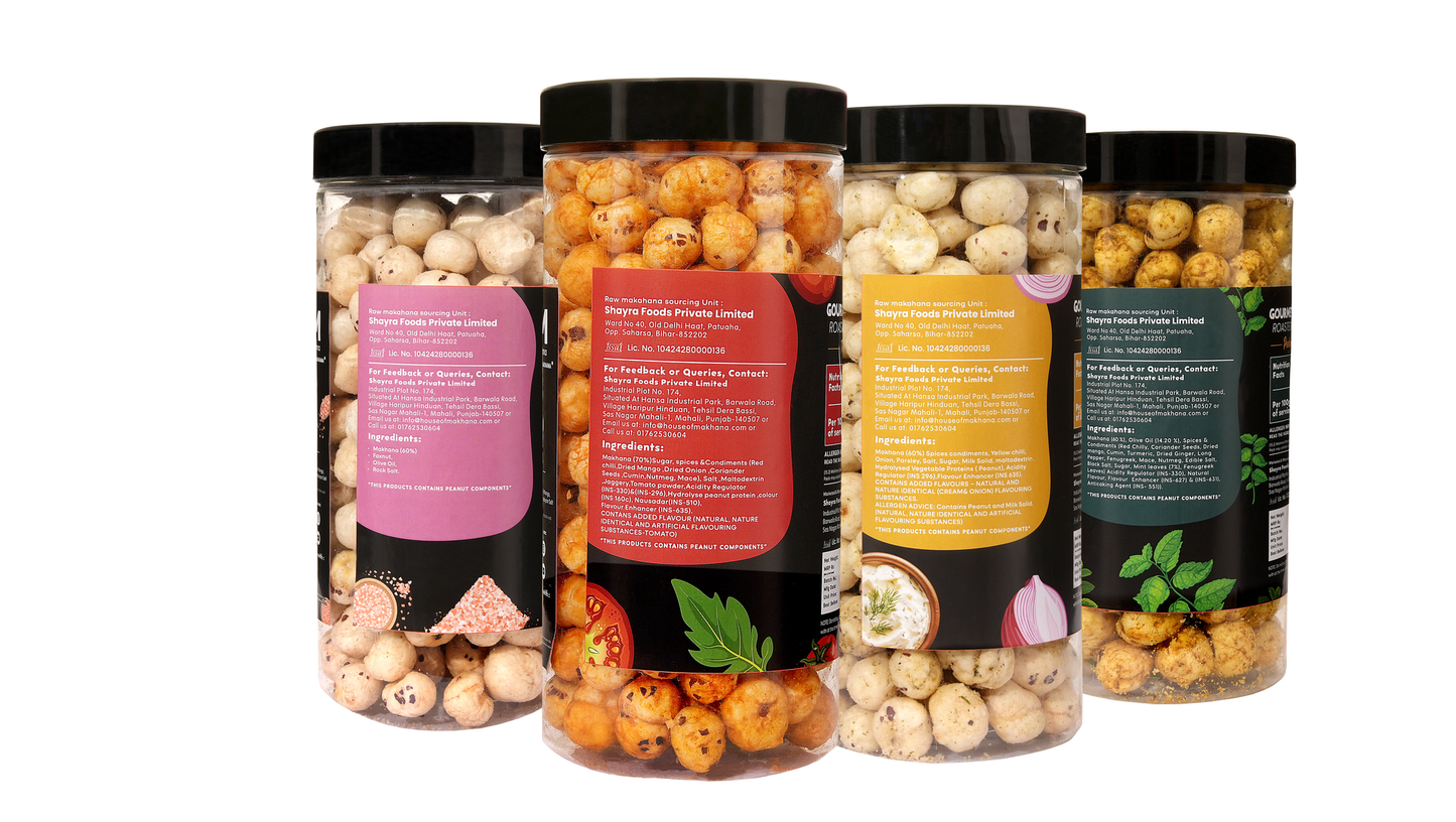 Raw Makhana - Pack of 5 – Healthy Roasted Makhana Snack