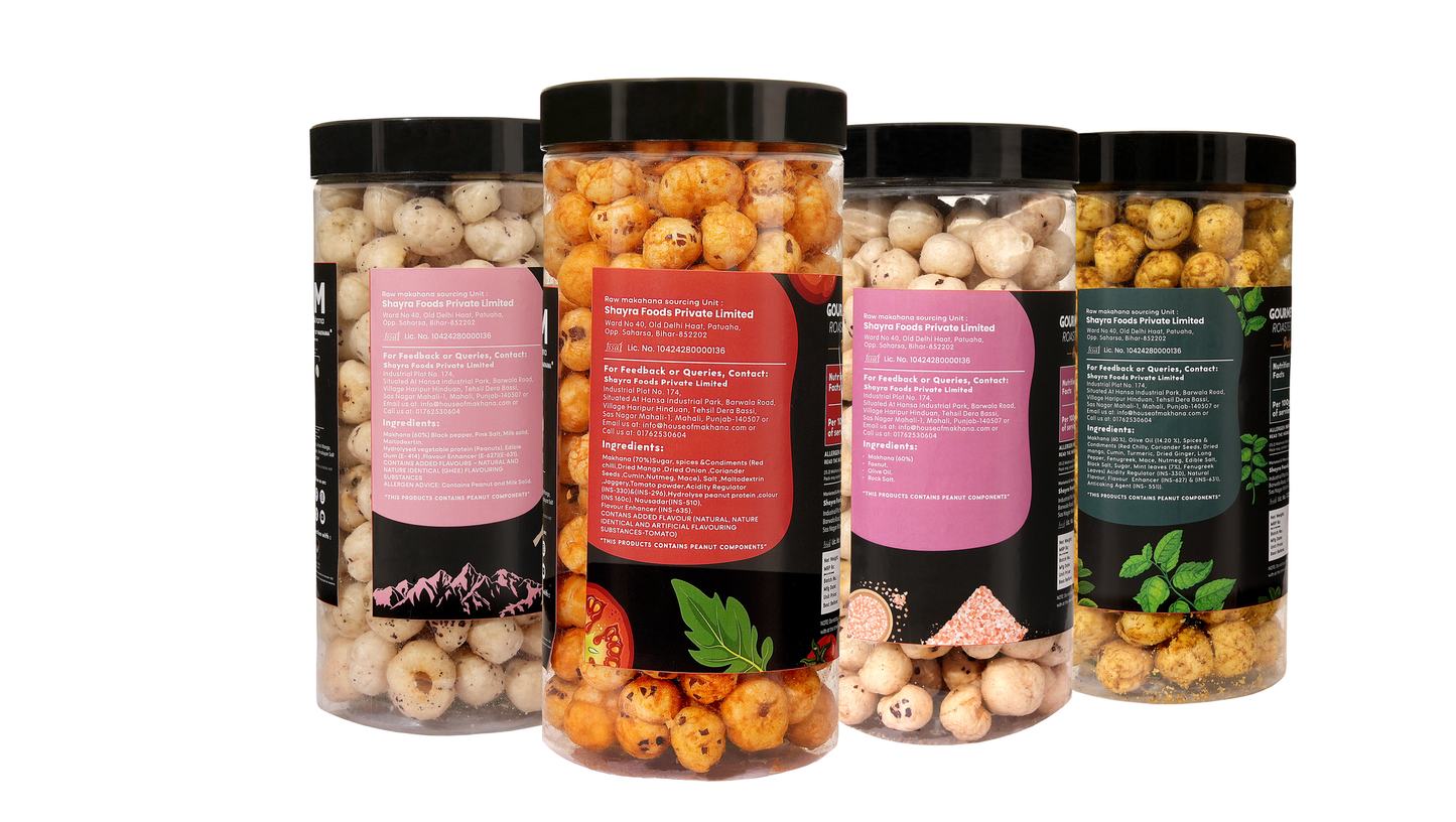 Raw Makhana - Pack of 5 – Healthy Roasted Makhana Snack