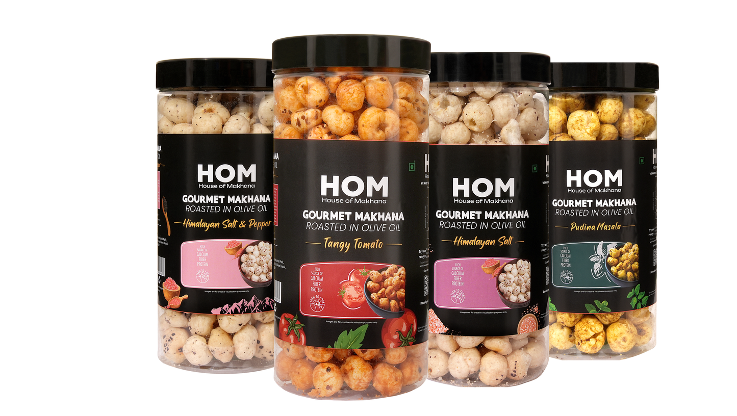 Raw Makhana - Pack of 5 – Healthy Roasted Makhana Snack