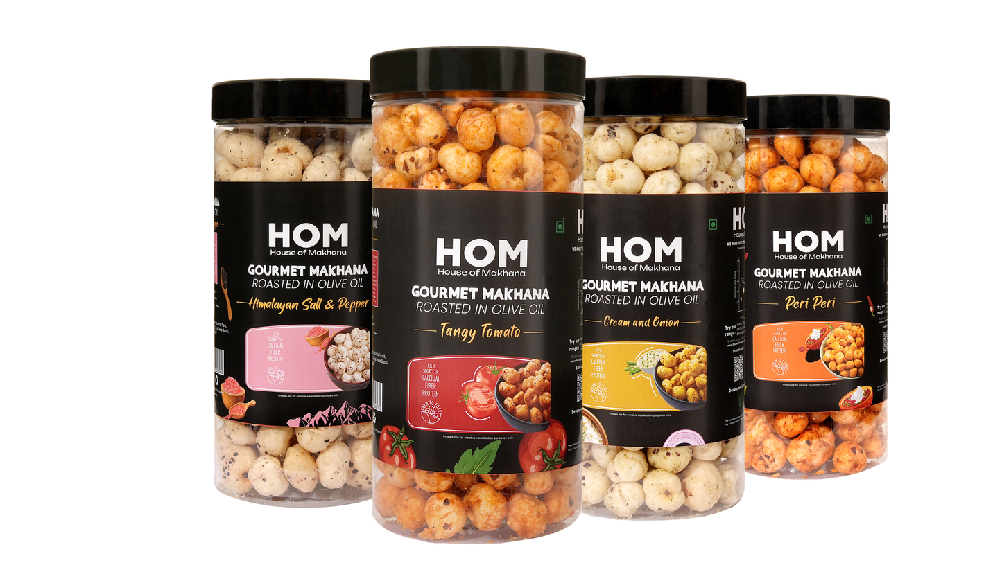 Raw Makhana - Pack of 5 – Healthy Roasted Makhana Snack
