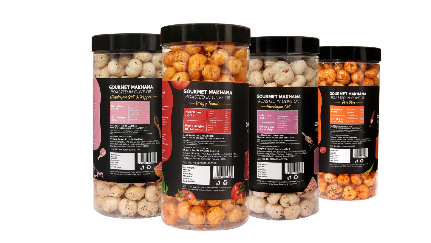 Raw Makhana - Pack of 5 – Healthy Roasted Makhana Snack