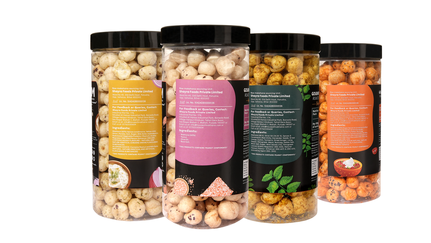 Raw Makhana - Pack of 5 – Healthy Roasted Makhana Snack