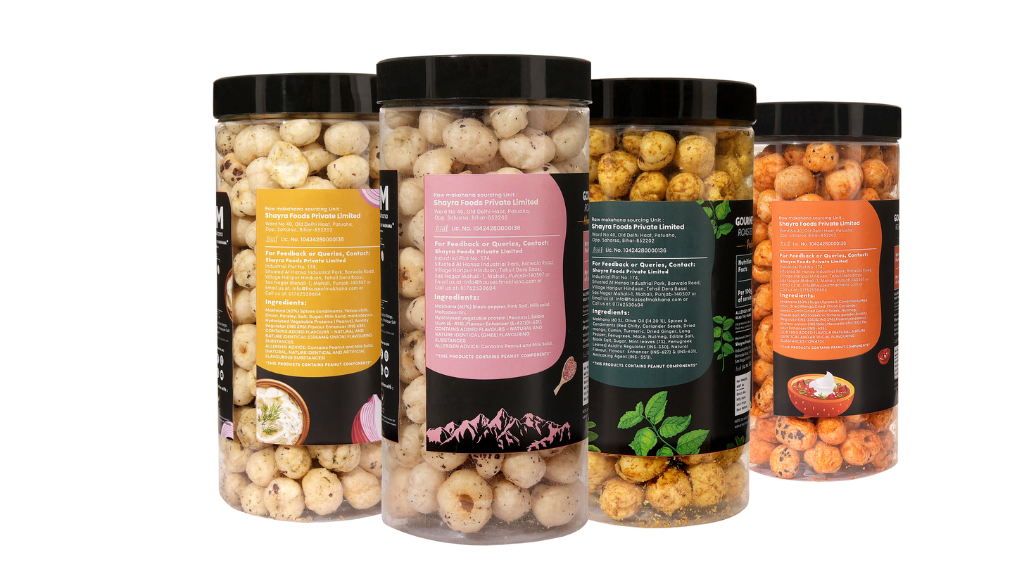 Raw Makhana - Pack of 5 – Healthy Roasted Makhana Snack