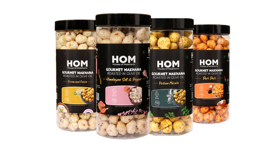 Raw Makhana - Pack of 5 – Healthy Roasted Makhana Snack