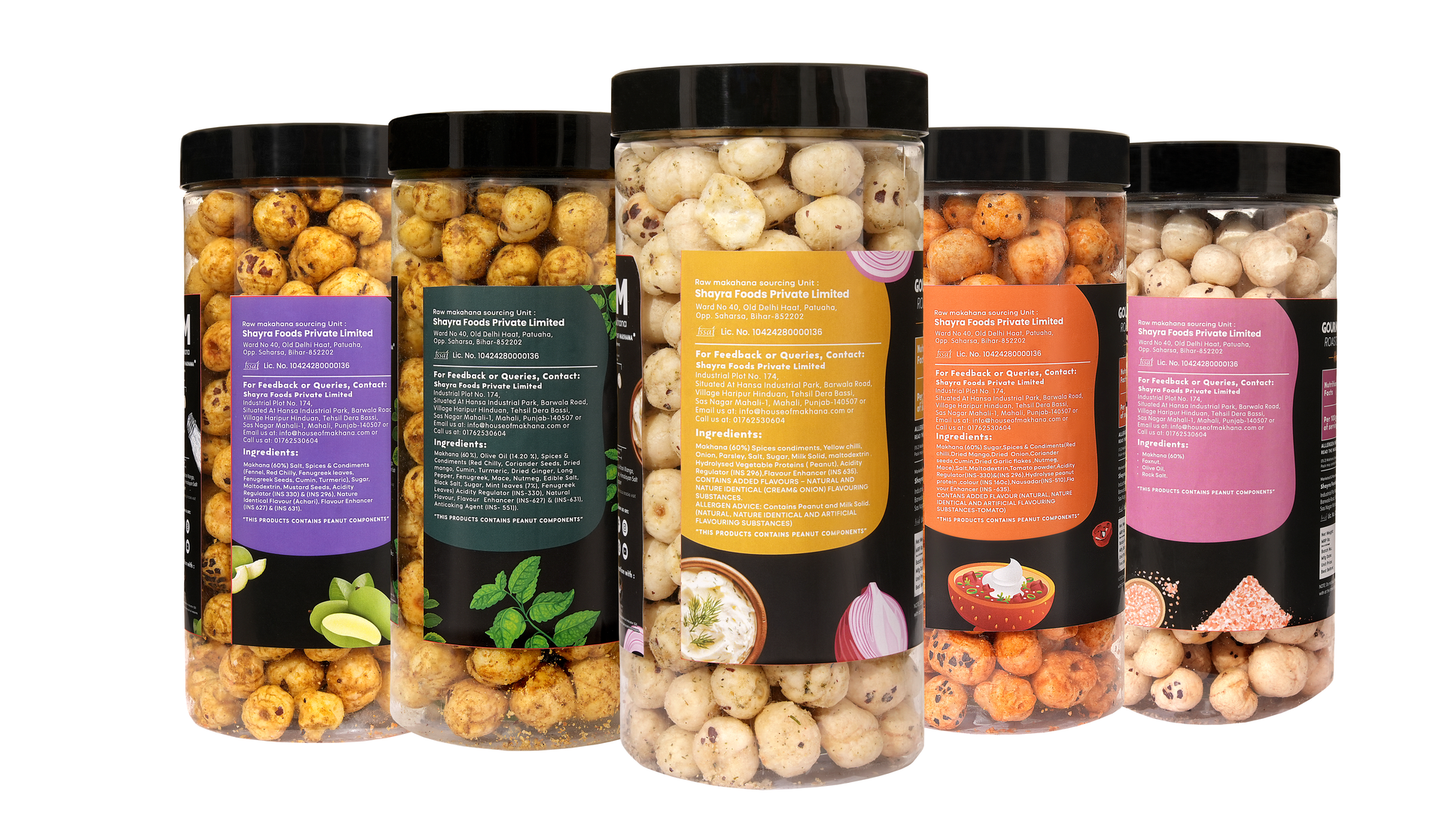 Raw Makhana - Pack of 5 – Healthy Roasted Makhana Snack