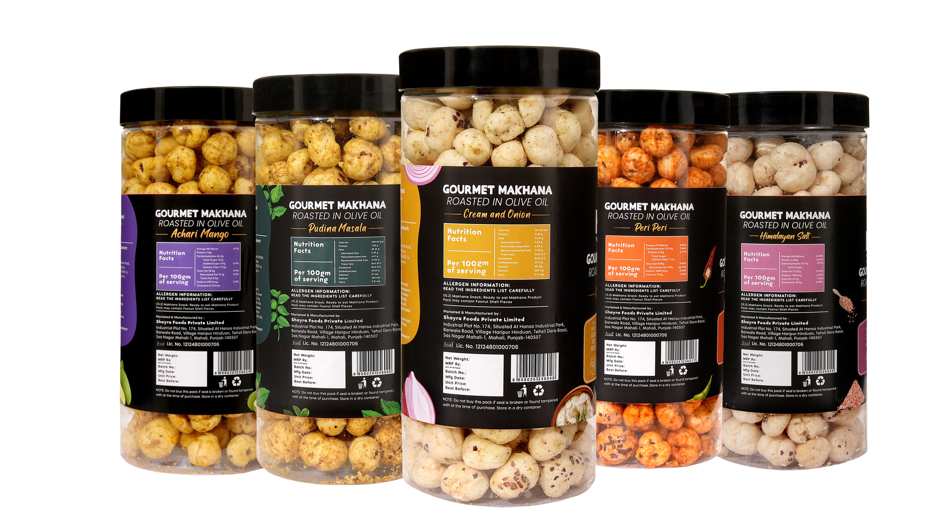 Raw Makhana - Pack of 5 – Healthy Roasted Makhana Snack