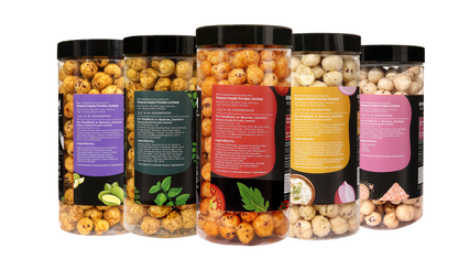 Jar Combo - Pack of 5 (Achari Mango, Mint, Cream & Onion, Himalayan Salt, Tangy Tomato)