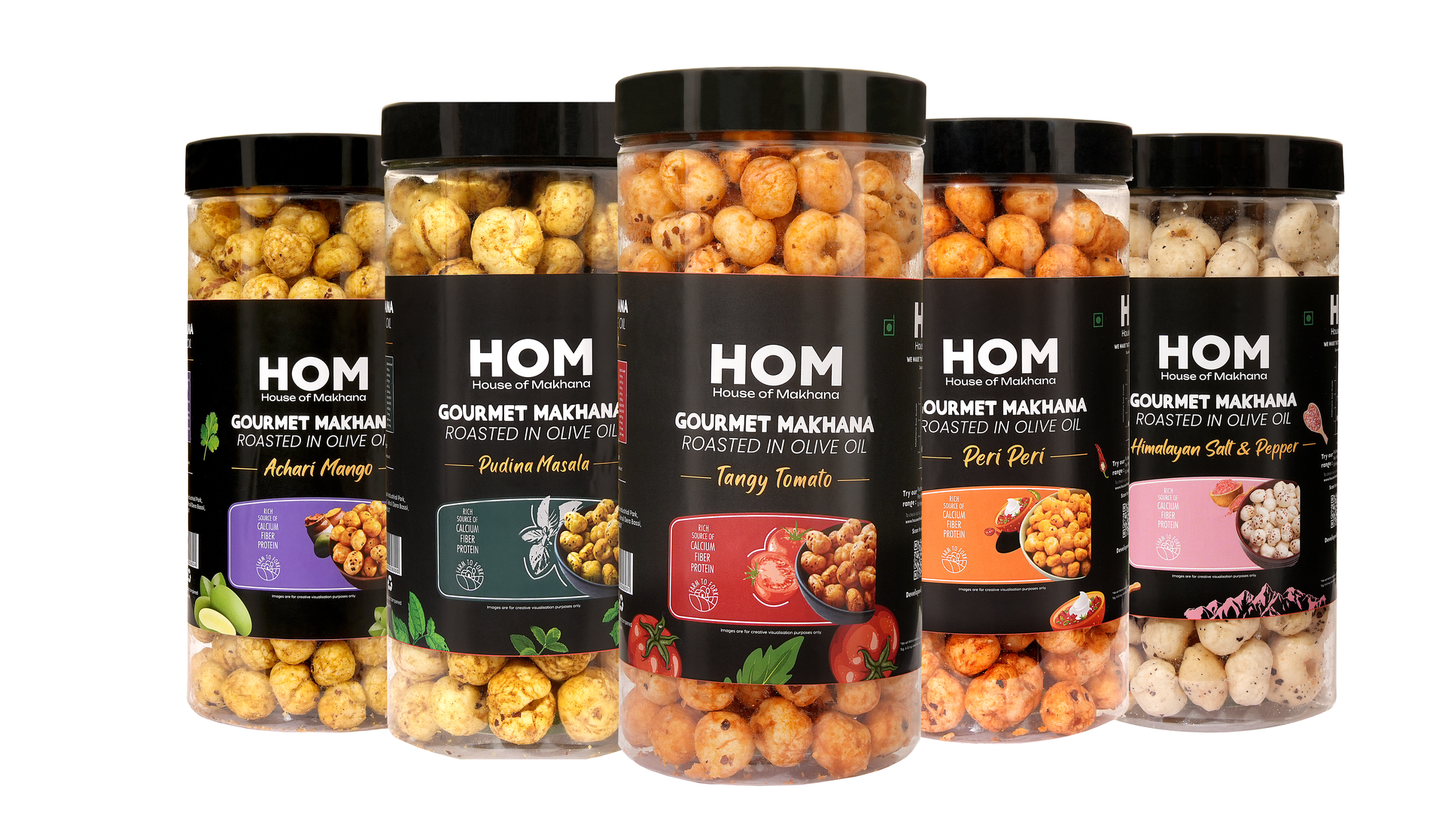 Raw Makhana - Pack of 5 – Healthy Roasted Makhana Snack