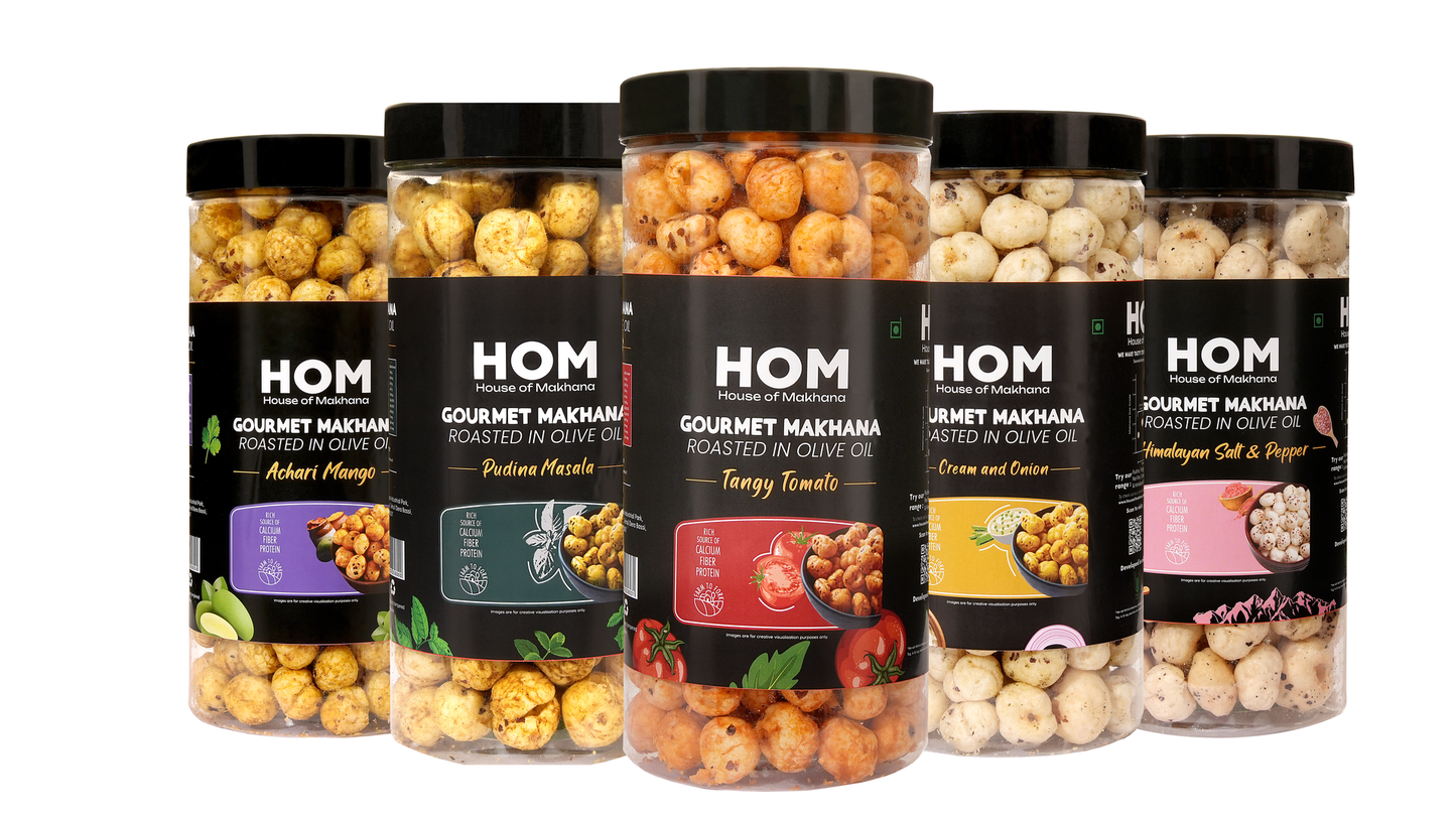 Raw Makhana - Pack of 5 – Healthy Roasted Makhana Snack