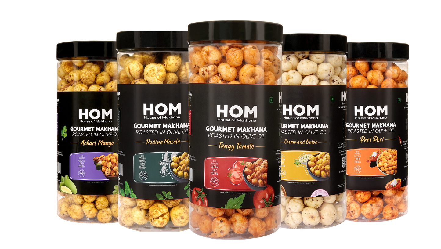 Raw Makhana - Pack of 5 – Healthy Roasted Makhana Snack