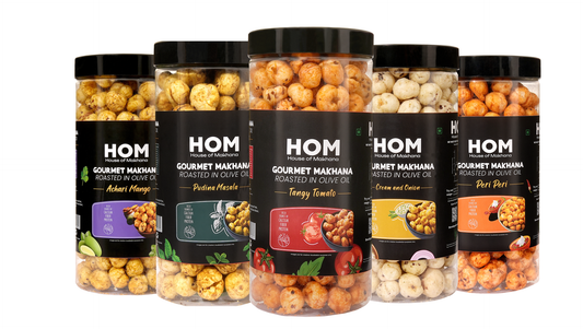 Jar Combo - Pack of 5 (Achari Mango, Peri Peri, Mint, Cream & Onion, Tangy Tomato)