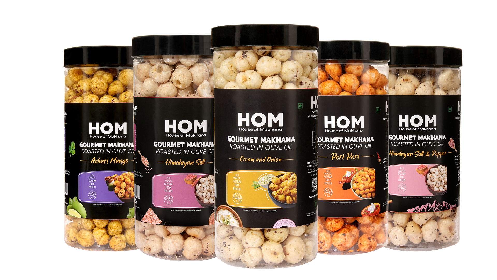 Raw Makhana - Pack of 5 – Healthy Roasted Makhana Snack