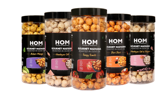 Jar Combo - Pack of 5 (Achari Mango, Peri Peri, Himalayan Salt, Himalayan Salt & Pepper, Tangy Tomato)