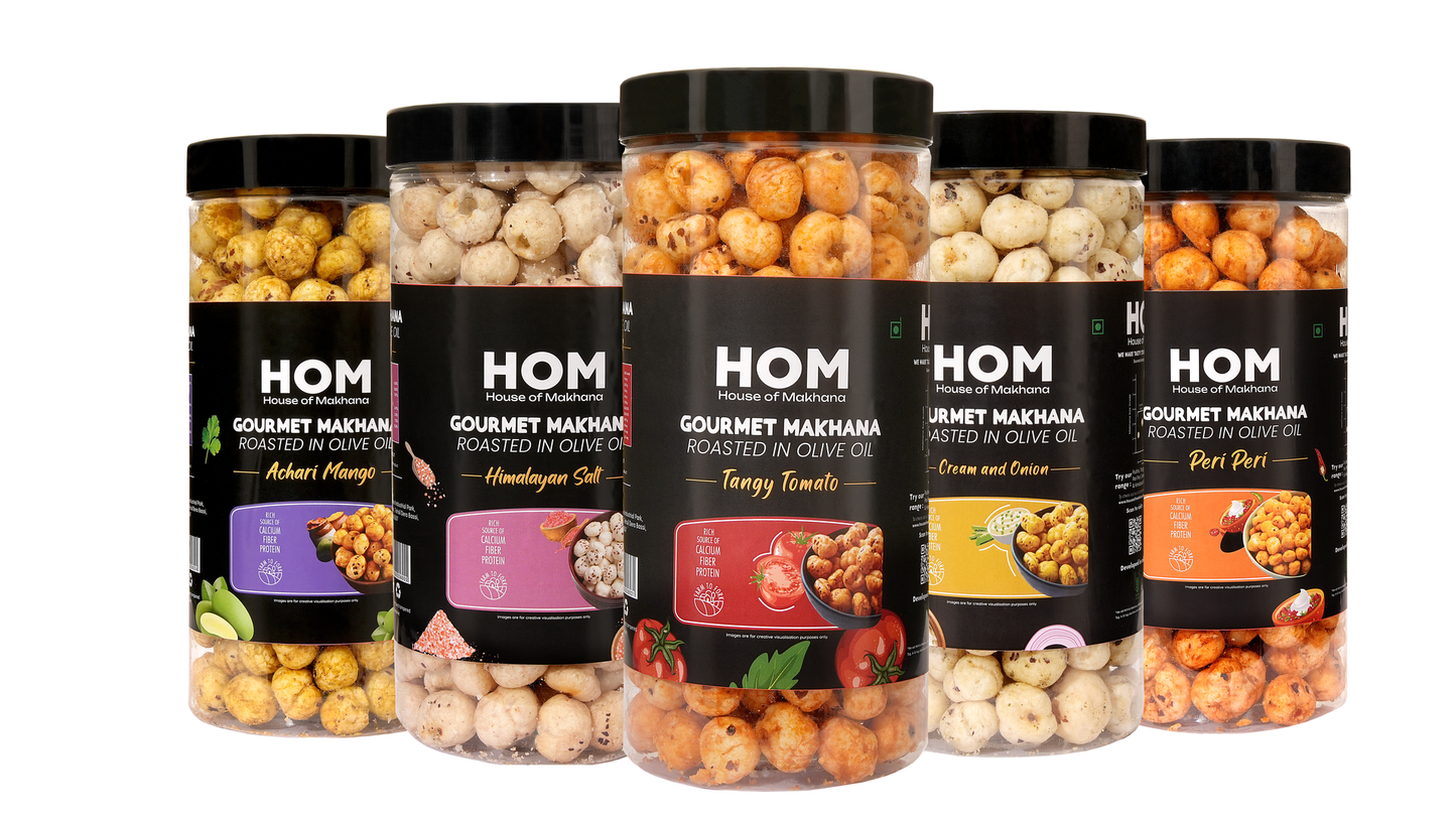 Raw Makhana - Pack of 5 – Healthy Roasted Makhana Snack