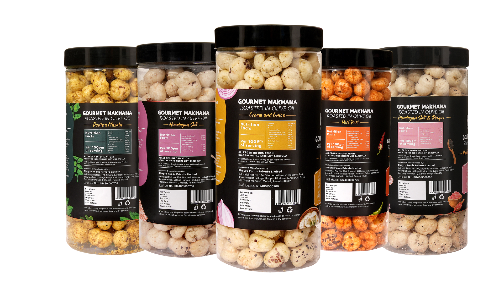 Raw Makhana - Pack of 5 – Healthy Roasted Makhana Snack