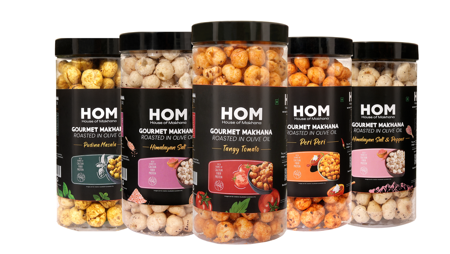 Raw Makhana - Pack of 5 – Healthy Roasted Makhana Snack