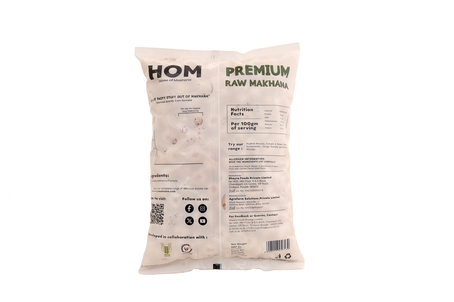 Premium Raw Makhana
