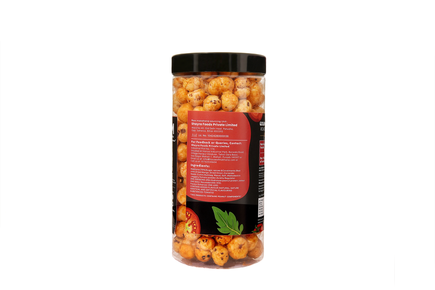 Roasted Makhana || Tangy Tomato Flavour - Jar
