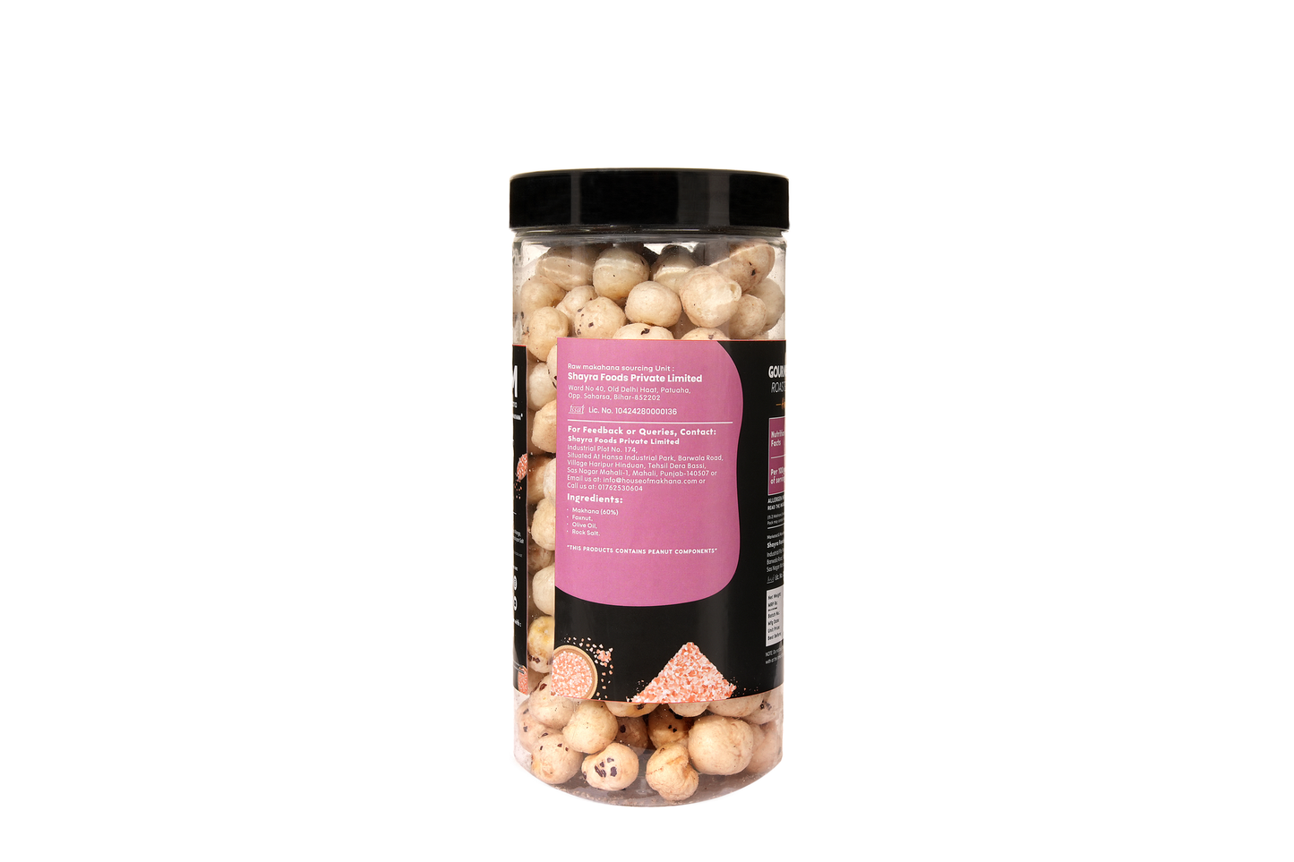 Roasted Makhana || Himalayan Salt Flavour - Jar – Healthy Roasted Makhana Snack