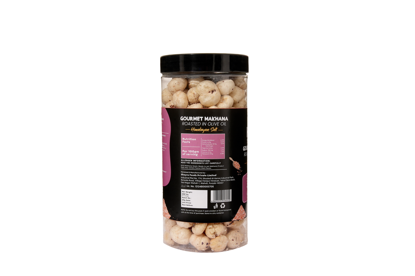 Roasted Makhana || Himalayan Salt Flavour - Jar – Healthy Roasted Makhana Snack