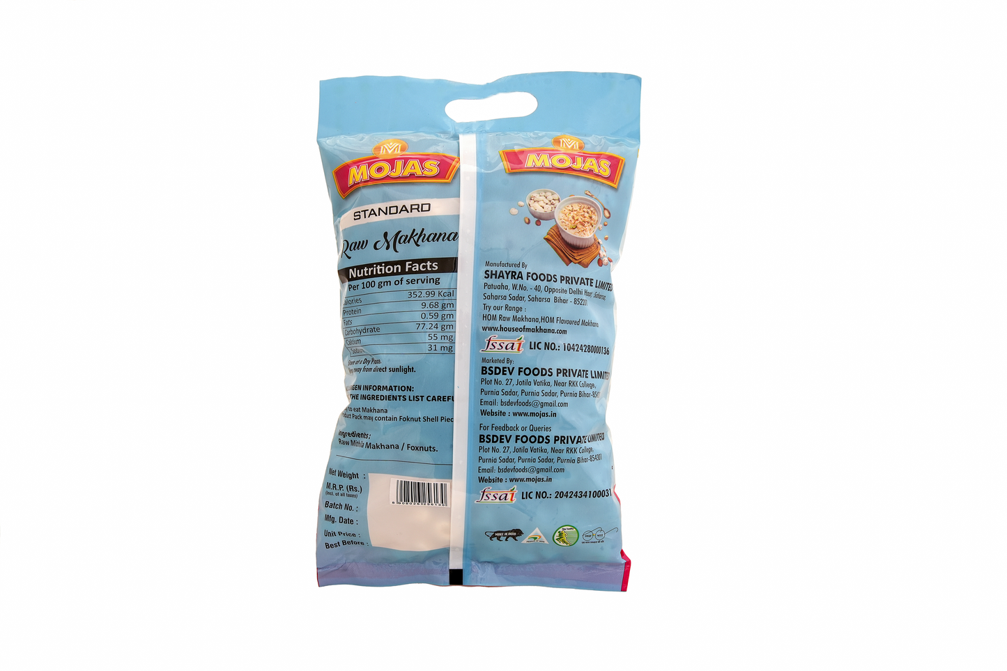 Mojas Raw Makhana