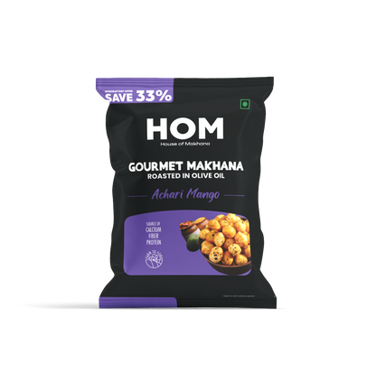 Roasted Makhana || Achari Mango Flavour – Healthy Roasted Makhana Snack